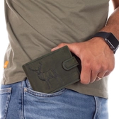 Giulio vadász pénztárca bőr díszdobozban szarvas mintával RFID rendszerrel