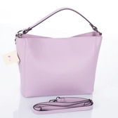 Valódi bőr női táska világoslila színben S7188 Lilac