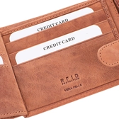 GIULIO valódi bőr férfi pénztárca díszdobozban RFID rendszerrel 