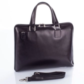 Valódi bőr női üzleti táska fekete színben