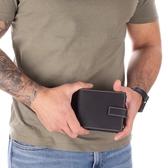 GIULIO valódi bivaly bőr férfi pénztárca díszdobozban RFID rendszerrel