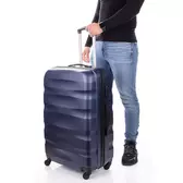  Travelway Bőrönd nagy méret sötétkék színben