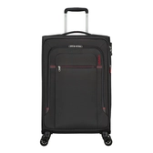 American Tourister Crosstrack Spinner bővíthető bőrönd 67 cm Grey/Red színben