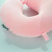 Prémium minőségű memóriahabos nyakpárna rózsaszínben