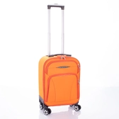 Bőrönd kabin méret narancs színben 50 cm