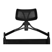 Összecsukható Makeup szék fejtámlával sminkes szék fekete színben
