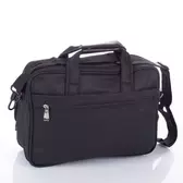 Fekete üzleti táska laptoptartóval 