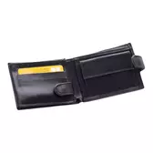 GIULIO Motoros pénztárca fekete színben díszdobozban