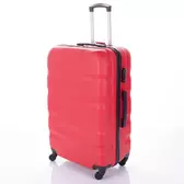 Travelway  Bőrönd nagy méret piros színben