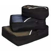 Peterson 3- Funkciós Utazó Fedélzeti Hátizsák Fekete-Piros Színben plusz ajándék bőröndrendező szett