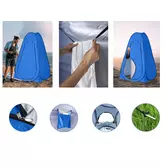 Zuhanyzó - átöltöző sátor Kék színben