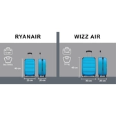 Peterson Fedélzeti hátizsák Ryanair fedélzeti ingyenes méret 40 x 20 x 25 cm vízlepergető anyagból