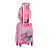  2 db-os ABS gyermek bőrönd szett Pillangó mintával