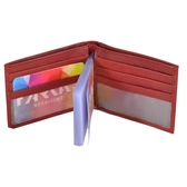 Ablakos kártyatartó piros színben 031 Red
