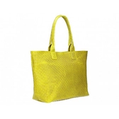 Valódi bőr női táska sárga színben S7206 Yellow