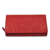 Divatos bőr női pénztárca piros színben 8674.4.1 Red