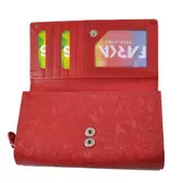 Divatos bőr női pénztárca piros színben 8674.4.1 Red