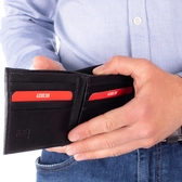 GIULIO valódi bőr férfi pénztárca RFID rendszerrel