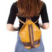 Valódi bőr női táska/hátizsák barna színben
