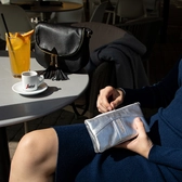 Fairy Crystal köves valódi lakkbőr női pénztárca NP 130 Red RFID védelemmel