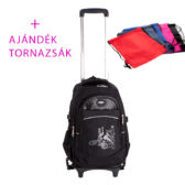 Gurulós iskolatáska ajándék tornazsákkal* Gurulós iskolatáska ajándék tornazsákkal*