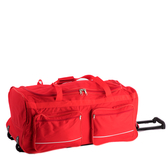 Gurulós utazó táska Piros színben