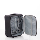Kis méretű kabinbőrönd szürke színben Méret: 40 cm × 30 cm × 20 cm