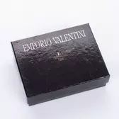 Emporio Valentini férfi bőr pénztárca fekete színben 563561 Black
