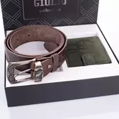 GIULIO vadász pénztárca és öv ajándékcsomag