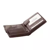 Bőr férfi pénztárca Motoros mintával RFID rendszerrel Díszdobozban ( 8 kártyatartó )