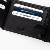 GIULIO valódi bőr férfi pénztárca díszdobozban RFID rendszerrel ( 8 kártyatartó )+