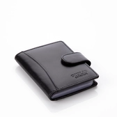 GIULIO COLLECTION valódi bőr kártyatartó RFID rendszerrel díszdobozban