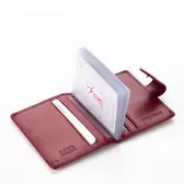 FAIRY valódi bőr kártyatartó RFID rendszerrel díszdobozban*