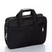 Fekete üzleti táska laptoptartóval 0146