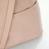 Valódi bőr női hátizsák púder színben S6925