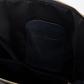 Valódi bőr női hátizsák 3 funkciós sötétkék színben