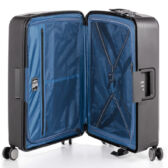 Bon Voyage Törhetelen Cipzár nélküli Spinner 3 db-os bőrönd szett Bronz Bon Voyage Törhetelen Cipzár nélküli Spinner 3 db-os bőrönd szett Bronz