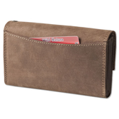 Wild Nature valódibőr Brifkó pénztárca pincér pénztárca barna színben