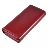 Gregorio lakk bőr női pénztárca piros színben PT106 Red