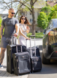 4 darabos bőrönd szett