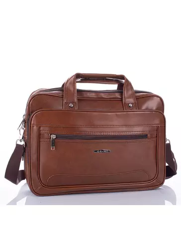 3 részes üzleti táska barna színben