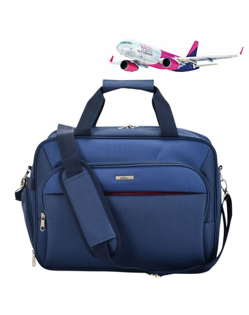  Bontour Fedélzeti táska 40 x 30 x 20 cm Wizzair méret kék színben