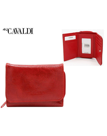 Kis méretű Cavaldi piros női pénztárca