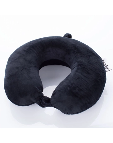 Prémium minőségű memóriahabos nyakpárna fekete színben