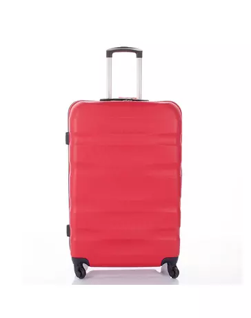 Travelway by Etaska  Bőrönd nagy méret piros színben