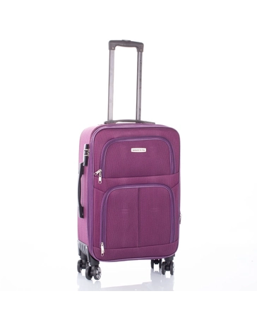 Bőrönd nagy méret lila színben