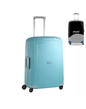 Samsonite S-Cure Spinner bőrönd 69 cm ajándék bőröndhuzattal