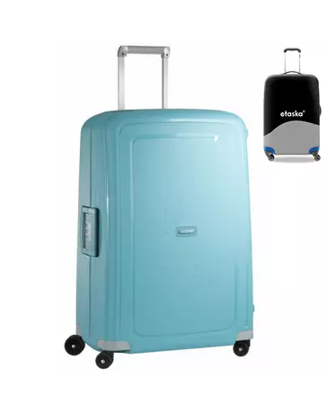 Samsonite S-Cure Spinner bőrönd 75 cm-es  ajándék bőröndhuzattal