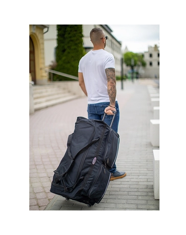 Gurulós utazó táska 80 cm XXL méret fekete színben