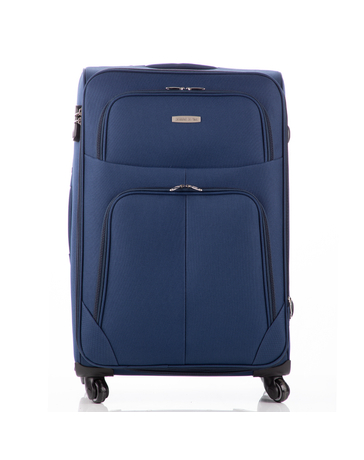 LEONARDO DA VINCI Bőrönd nagy méret kék